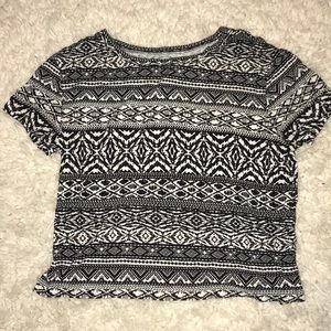 Patterned crop top